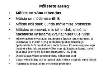 Pedagoogiline psühholoogia #10