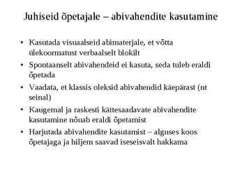 Kognitiivsed protsessid-Areng ja roll õppimisel #20