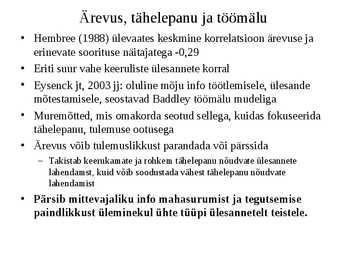 Kognitiivsed protsessid-Areng ja roll õppimisel #22