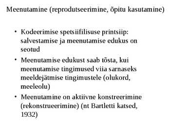 Kognitiivsed protsessid-Areng ja roll õppimisel #35