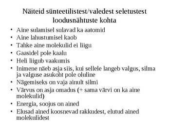 Kognitiivsed protsessid-Areng ja roll õppimisel #49
