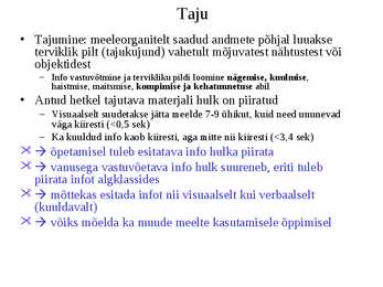 Kognitiivsed protsessid-Areng ja roll õppimisel #6