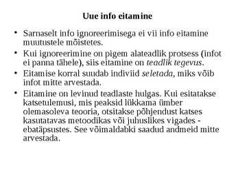 Kognitiivsed protsessid-Areng ja roll õppimisel #53