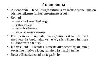 Motivatsioon ja motiveerimine #14