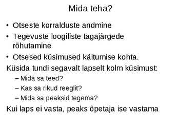 Kasvatamine-Korra loomine ja hoidmine klassis  Distsipliin klassis #28