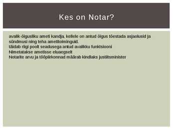 NOTAR #2