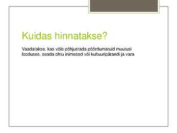 Toidu keskkonnamõju #3