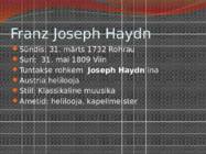 Franz Joseph Haydn #3