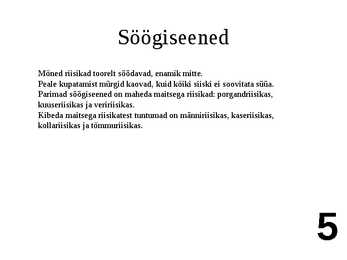 Ülevaade riisikatest #5