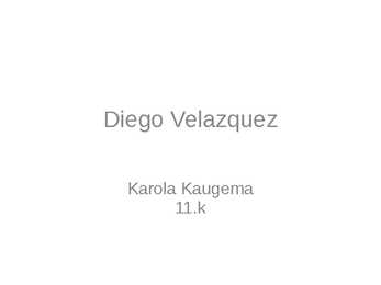 Diego Velazquez