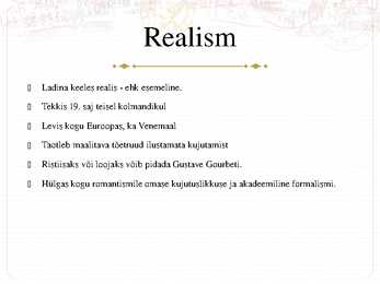 REALISM #3