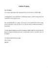 A letter of inquiry