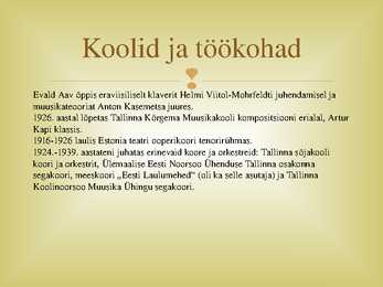 Evald Aav #4