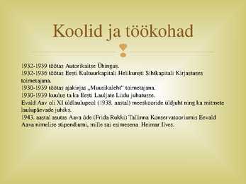 Evald Aav #5