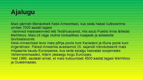 Mais #2