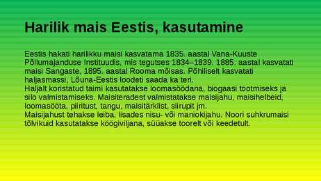 Mais #7