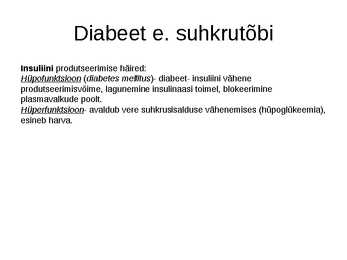Endokriinnäärmed e-sisenõrenäärmed #19