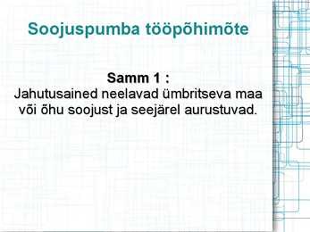 Soojuspumbad - esitlus #7