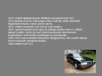 Audi esitlus-30 slaidi #11