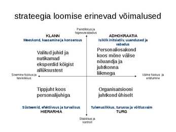 Personalijuhtimise kontekst ja personalitöö korraldamine #9