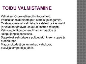 PRANTSUSE KÖÖK #6