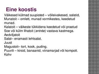PRANTSUSE KÖÖK #8