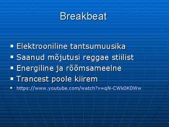 Hiphop ja elektrooniline popmuusika #13