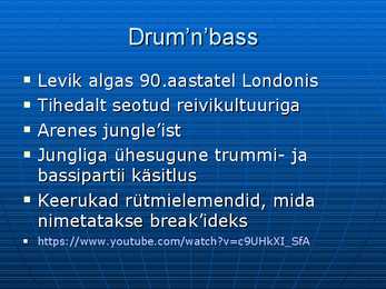 Hiphop ja elektrooniline popmuusika #15