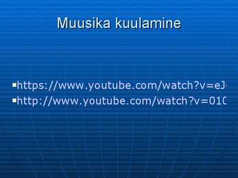 Hiphop ja elektrooniline popmuusika #7