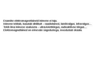 Elektromagnetlained #6