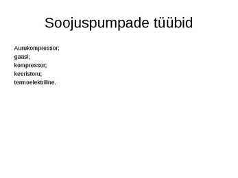 Soojuspump #7