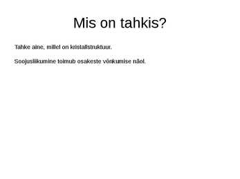 Tahkised #2