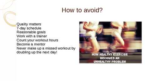 Exercise addiction #4