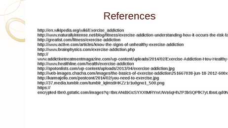 Exercise addiction #8