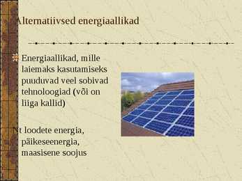 Energiamajandus-Energiavarad #15