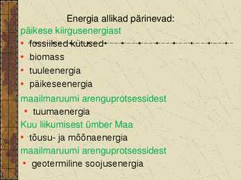 Energiamajandus-Energiavarad #5