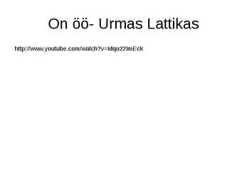 Urmas Lattikas #8