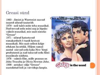 Muusikal Grease esitlus #6
