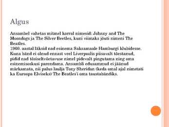 The Beatles esitlus #5
