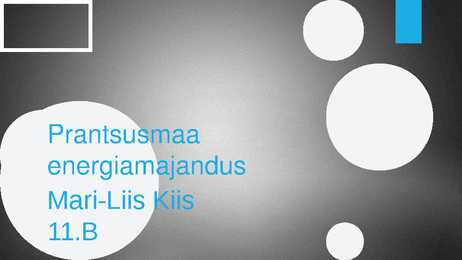 Prantsusmaa energiamajandus
