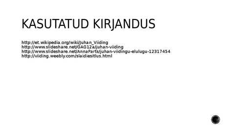 JUHAN VIIDING #13