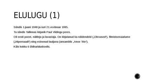 JUHAN VIIDING #3