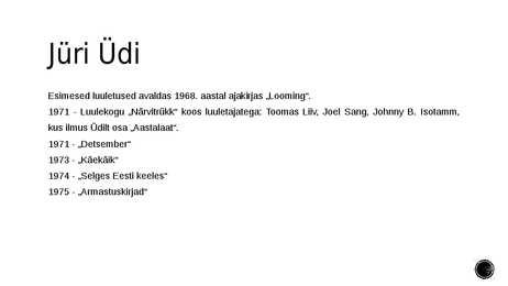 JUHAN VIIDING #7