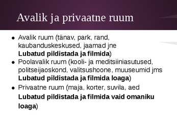 Esitlus meedia kohta #6