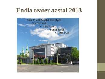 Endla teater - esitlus #6