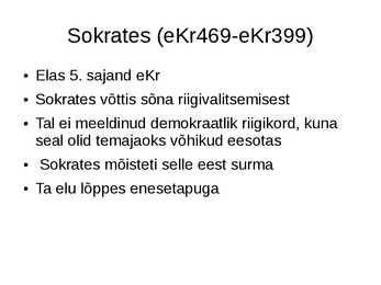 Kreeka filosoofia ja filosoofid #4