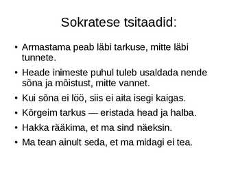 Kreeka filosoofia ja filosoofid #6