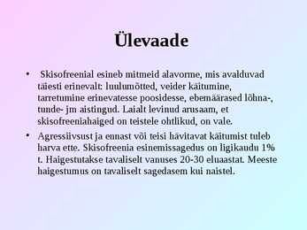 Skisofreenia - Geenetika #3