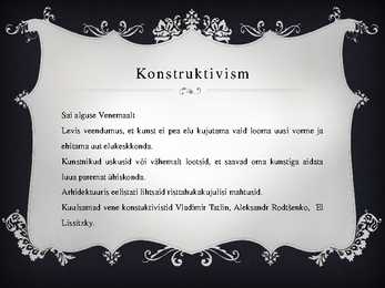 Funktsionalism ja konstruktivism 1920-aastatel #6