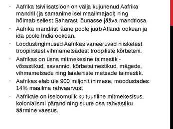 Aafrika tsivilisatsioon #2
